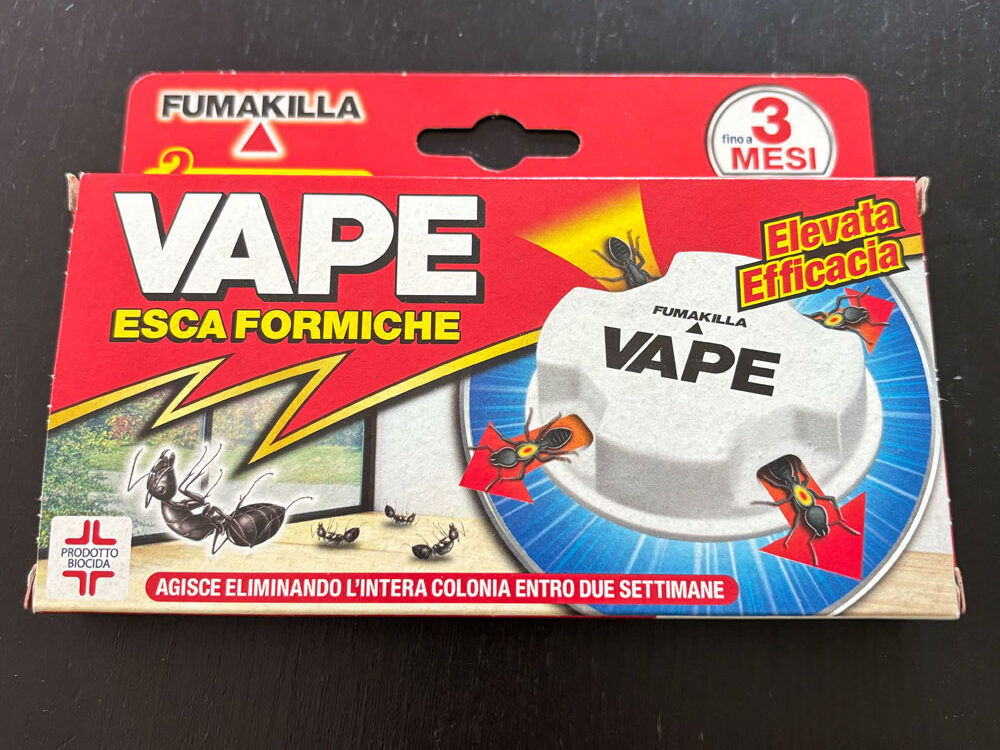 Abbiamo provato VAPE Fumakilla Esca Formiche: ecco com’è andata davvero