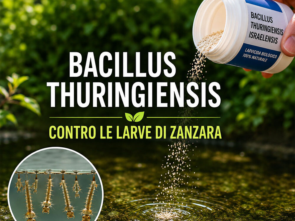 Bacillus thuringiensis: il metodo biologico per eliminare le larve di zanzara